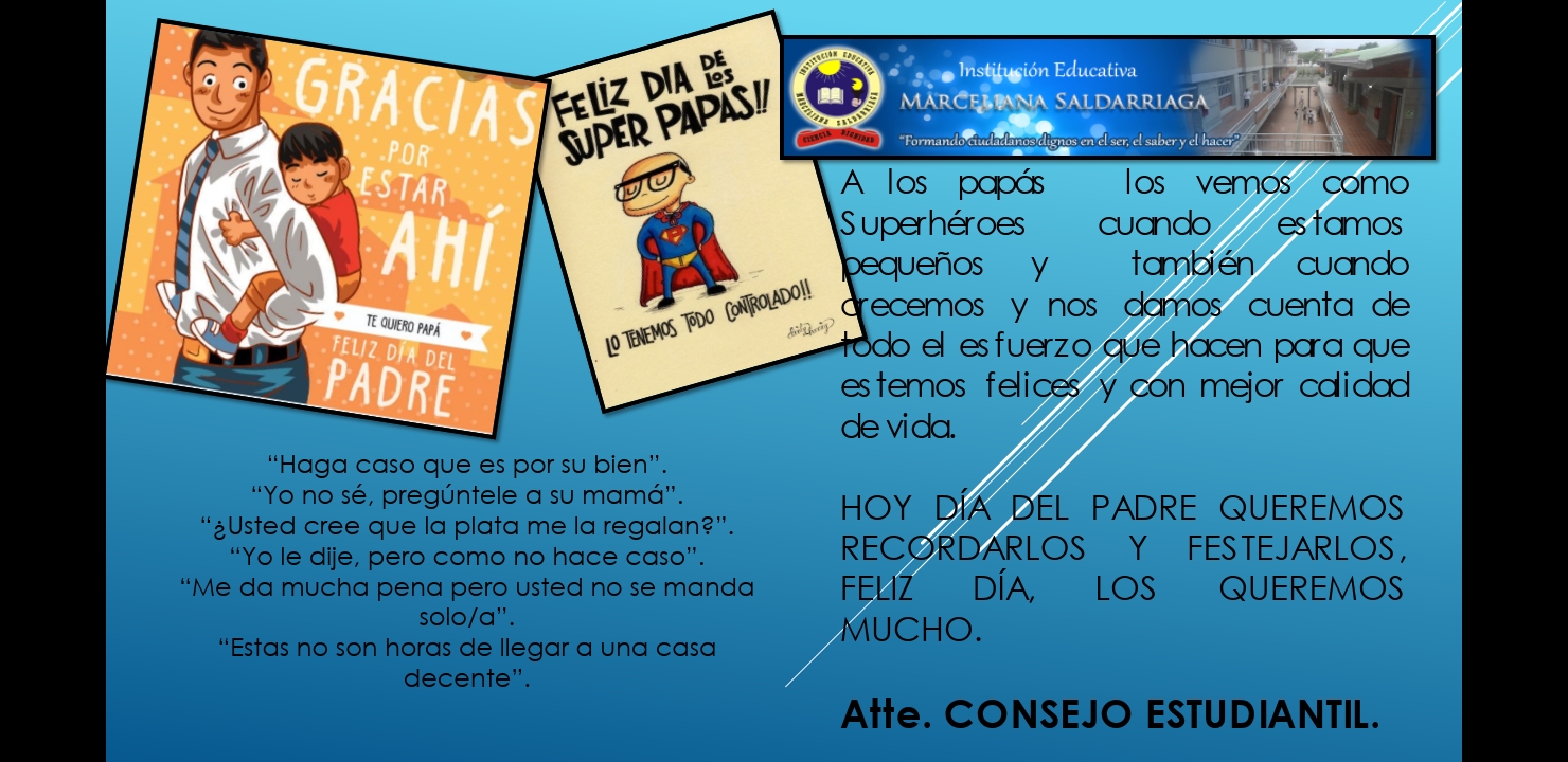 Homenaje Consejo Estudiantil